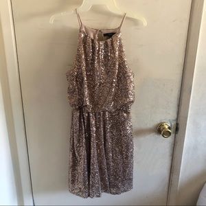 Gold Sparkly Party Dress